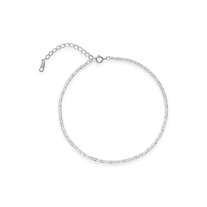 RURA 999 Fine Silver Anklets Women's Silver-0