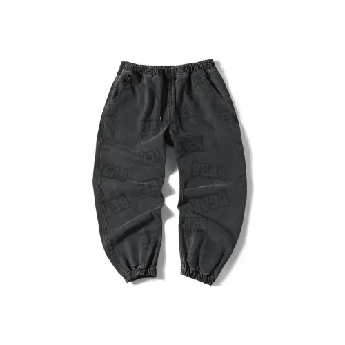 Qee X N-MAX Jeans Men Black Gray Color