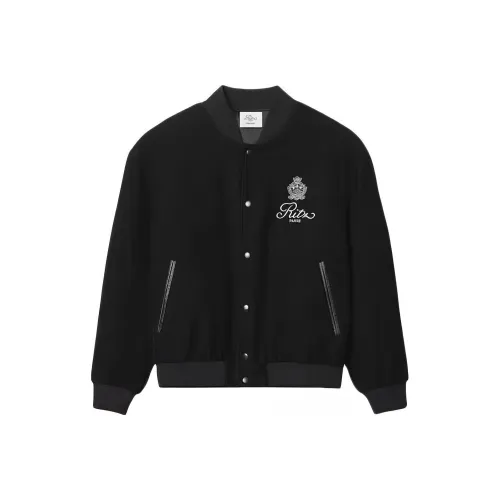 check-print x Ritz Paris SS24 suedes Coats Men's Black