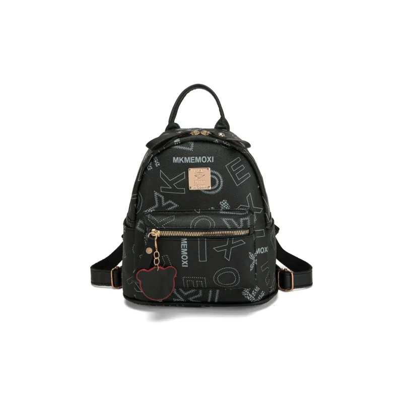 FCTOSSR PU Backpack Women's White/Black/Yellow/Brown-4