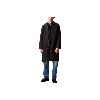 CALVIN KLEIN Trench Coat Men's Black