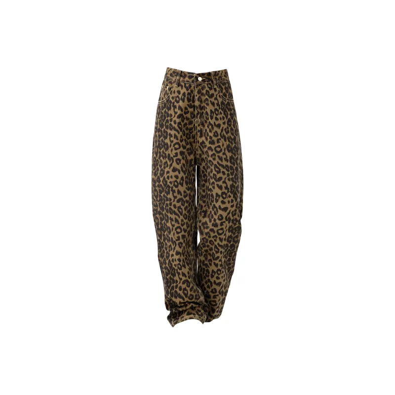 Paddy Julia Jeans Unisex Leopard Print-0