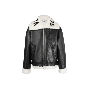 Vetements Leather Jackets Unisex Black