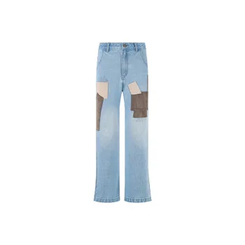 CHIGGALAB Jeans Unisex Light Blue