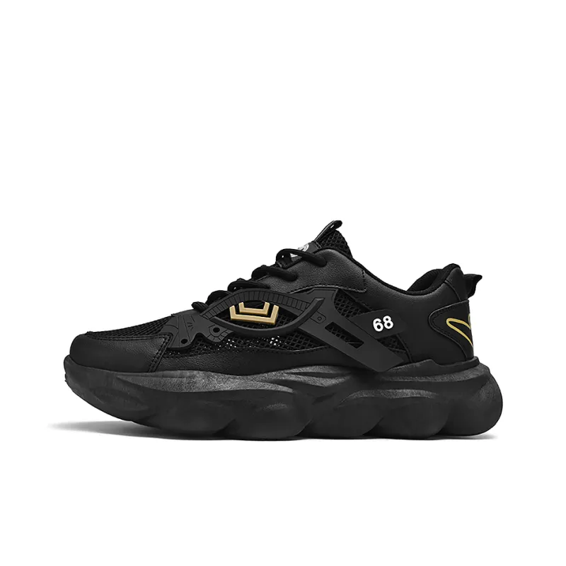 Yi Jiabao Breathable And Wear resistant Low Top Chunky Sneakers Unisex-0
