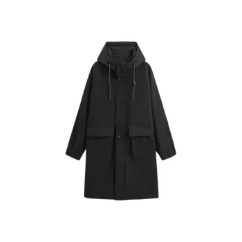 GXG Trench Coats Men Black