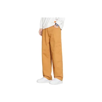 Tonlion Jeans Unisex Brown Yellow