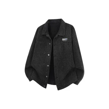 Qnxeey Jackets Coats Unisex Black
