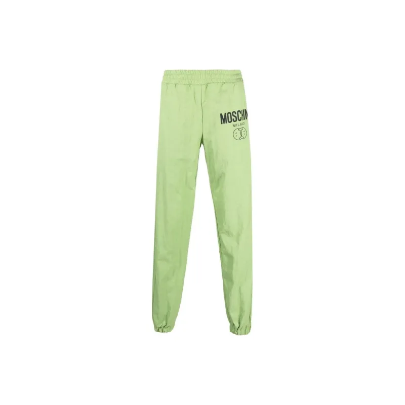 MOSCHINO Knitted Sweatpants Men Green-0