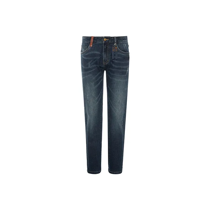 DAVID NAMAN Jeans Men Navy Blue-0