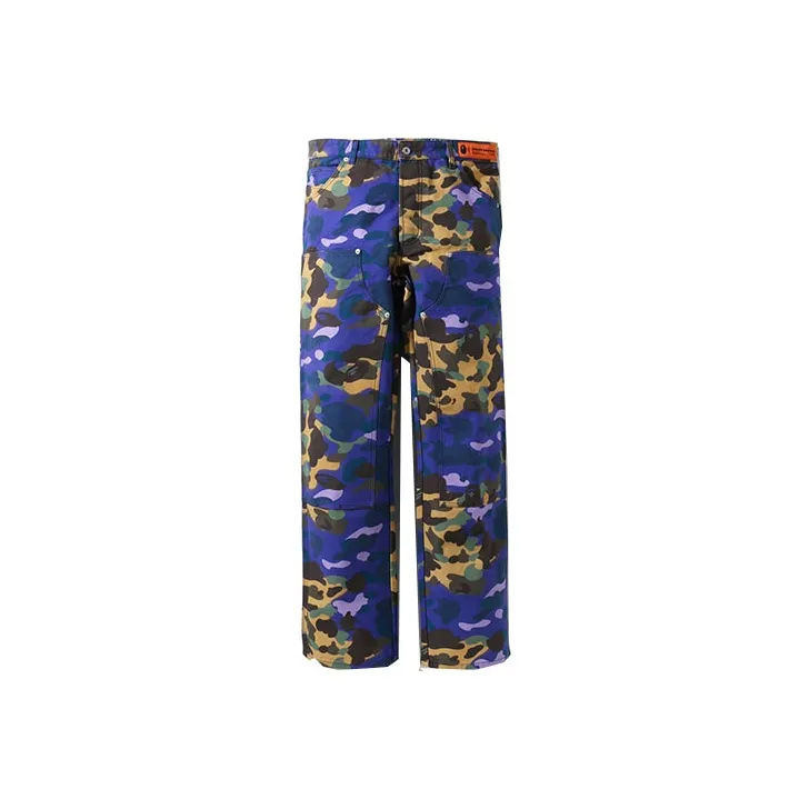 Bape X Heron Preston Mix 1st Camo Duck Painter Pants-0