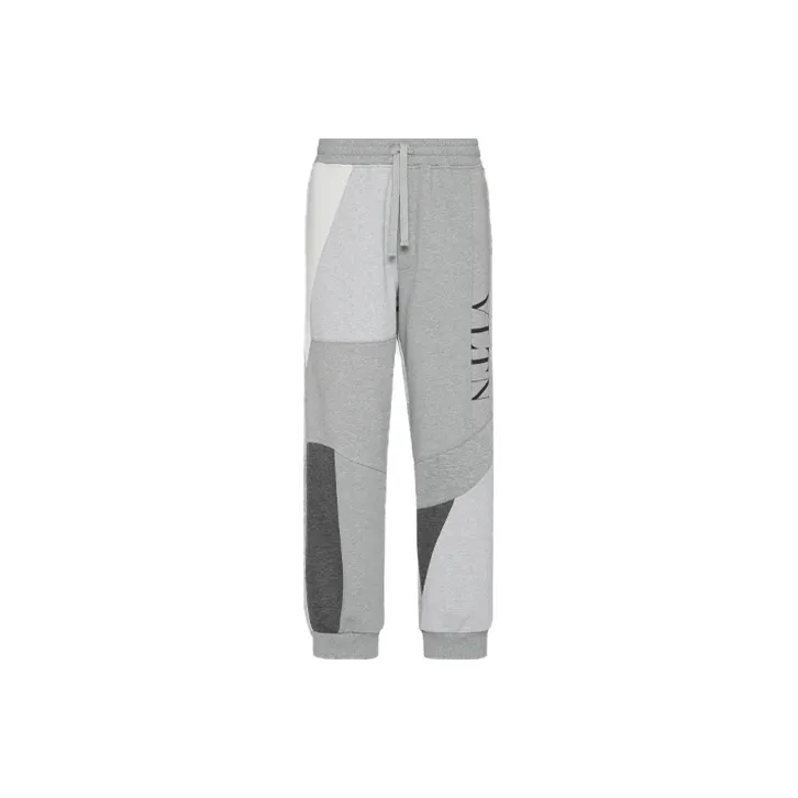 Valentino FW21 Knitted Sports Pants Men's Gray-0