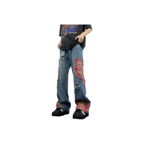 FA2LO Jeans Unisex Blue