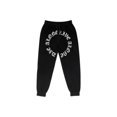 VLONE Gothic Alphabet Series Knitted Sweatpants Unisex