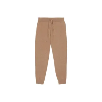 Burberry Knitted Sports Pants Men's Camel