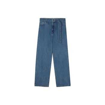 JIL SANDER Loose fit Belted Jeans