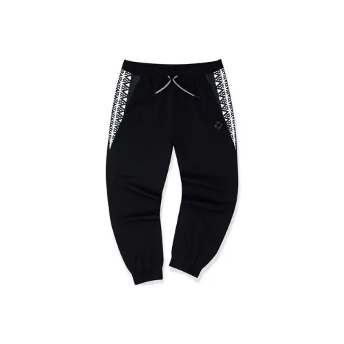 White Mountaineering X FILA FUSION FILA FUSION Hakusan L Collaboration Collection Knitted Sweatpants Men Pitch Black