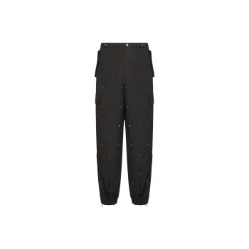 Valentino Cargo Pants Men Black