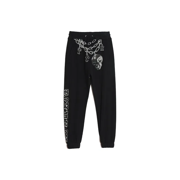 TCH Knitted Sweatpants Unisex Black-0