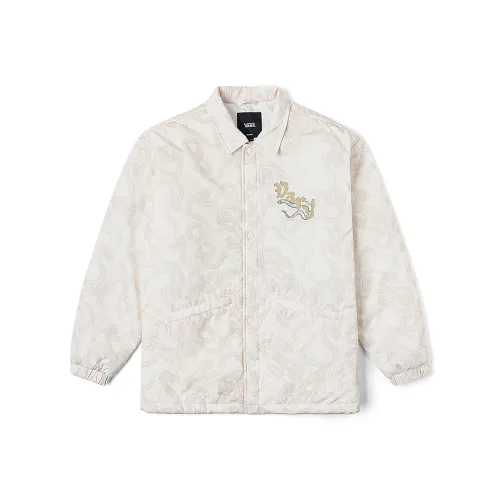 Vans LT PADDED Jacket Unisex Ecru Checkered