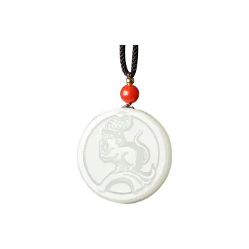 KUNYUYAO Pendants Pale Greenish White Jade Unisex