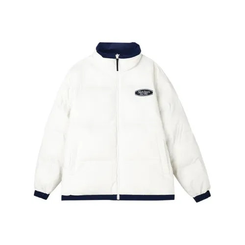 Skechers Colorful Puffer Jacket Unisex Ocean Cave Blue