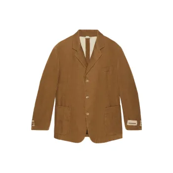 GUCCI Velvet Corduroy Formal Jacket