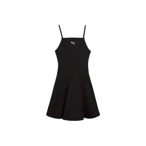 PUMA EssentialsRIBBED Slip Dress Women's Black