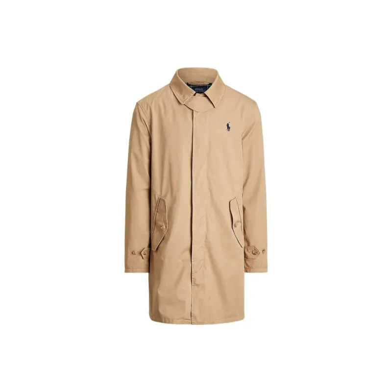 Polo Ralph Lauren Trench Coat Men's Camel Brown-0