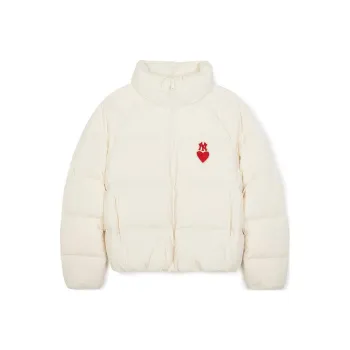 MLB Padding Down Jacket Unisex Cream