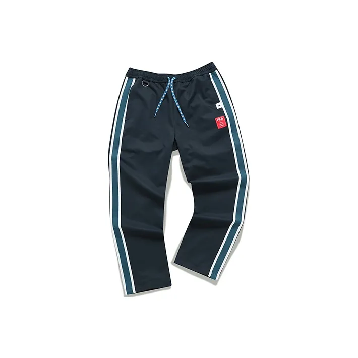 Mihara Yasuhiro X FILA MIHARA YASUHIRO Collaboration Collection Knitted Sweatpants Men Preppy Blue-0