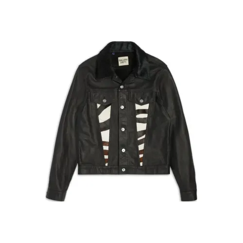 Gallery Dept. Leather Jacket Unisex Black