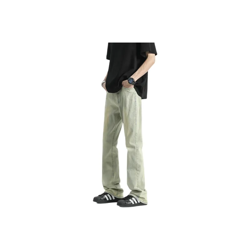 EYEUNDERSTAND Spring And Fall Season Jeans Men's-0