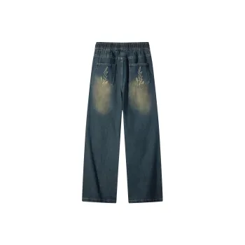 UPZCY Jeans Unisex Nostalgic Green