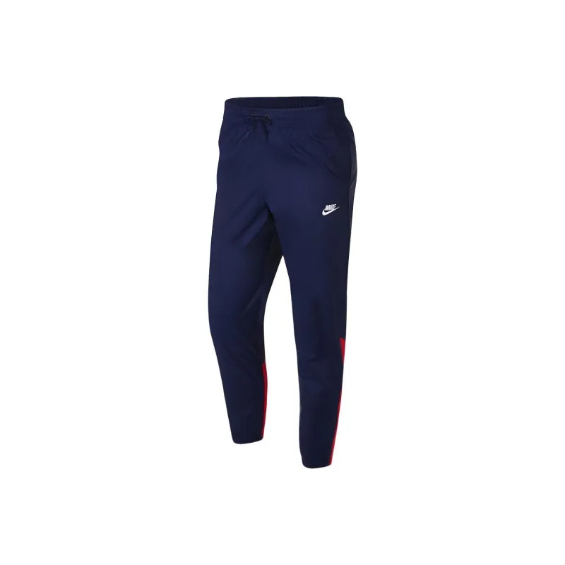 Nike Knitted Sports Pants Men's Blue-0