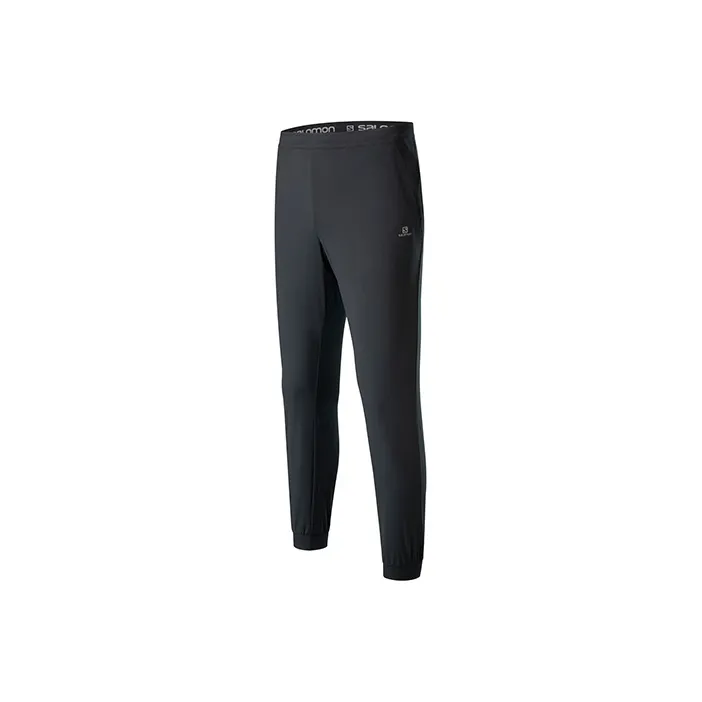 SALOMON Knitted Sweatpants Men Black-0