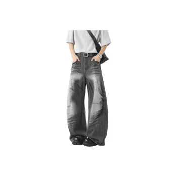 RKVC Jeans Unisex Black Gray Color