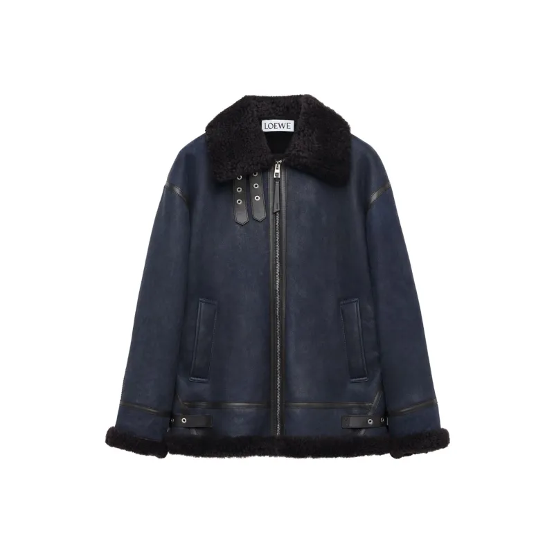 LOEWE Jackets & Coats Men's Navy Blue-0