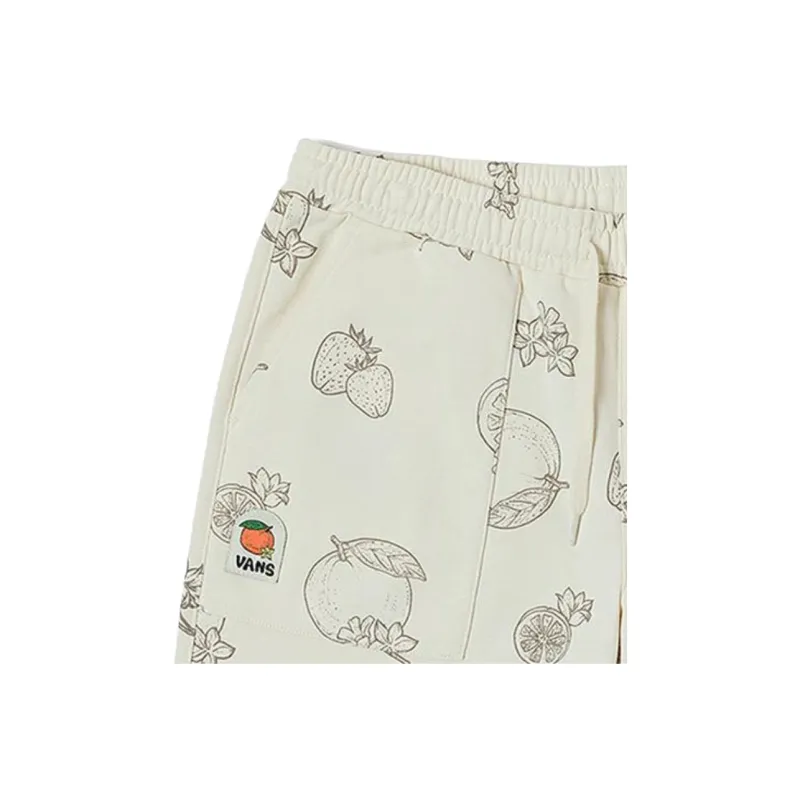 Vans Casual Shorts Women's Vintage White Patterned Print-2
