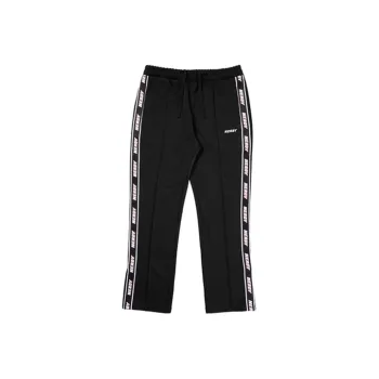 NERDY Straight Sports Pants Unisex Black