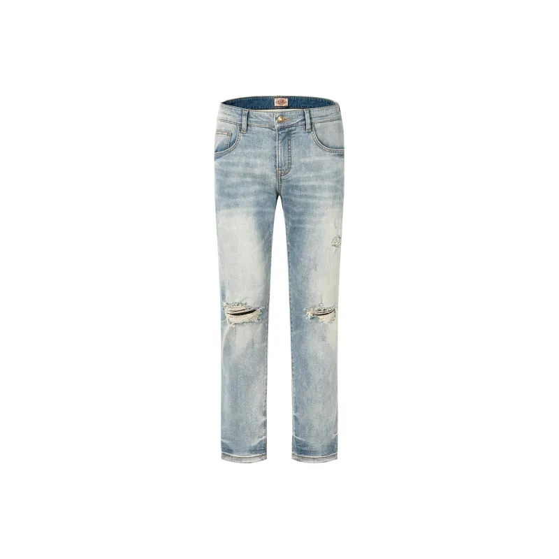 23R+ Spring Summer Thin Ankle Length Jeans Men's-0