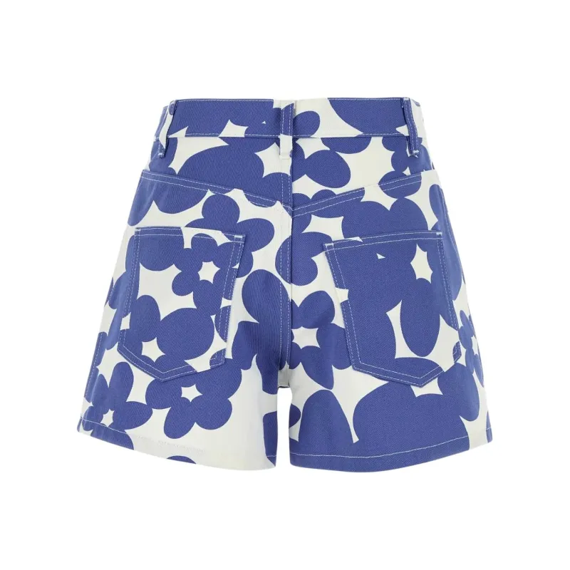 MARNI Floral Printed Shorts-1