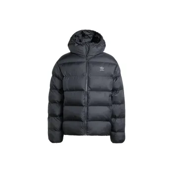 Adidas Originals Tonal Hooded Puffer Jacket Puffer Jacket Men's Black