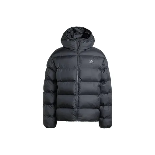 Adidas Originals Tonal Hooded Puffer Jacket Puffer Jacket Men's Black