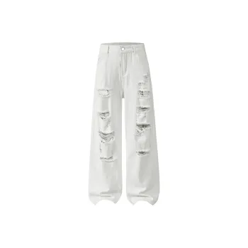 PANDA ADEVIL Jeans Unisex White