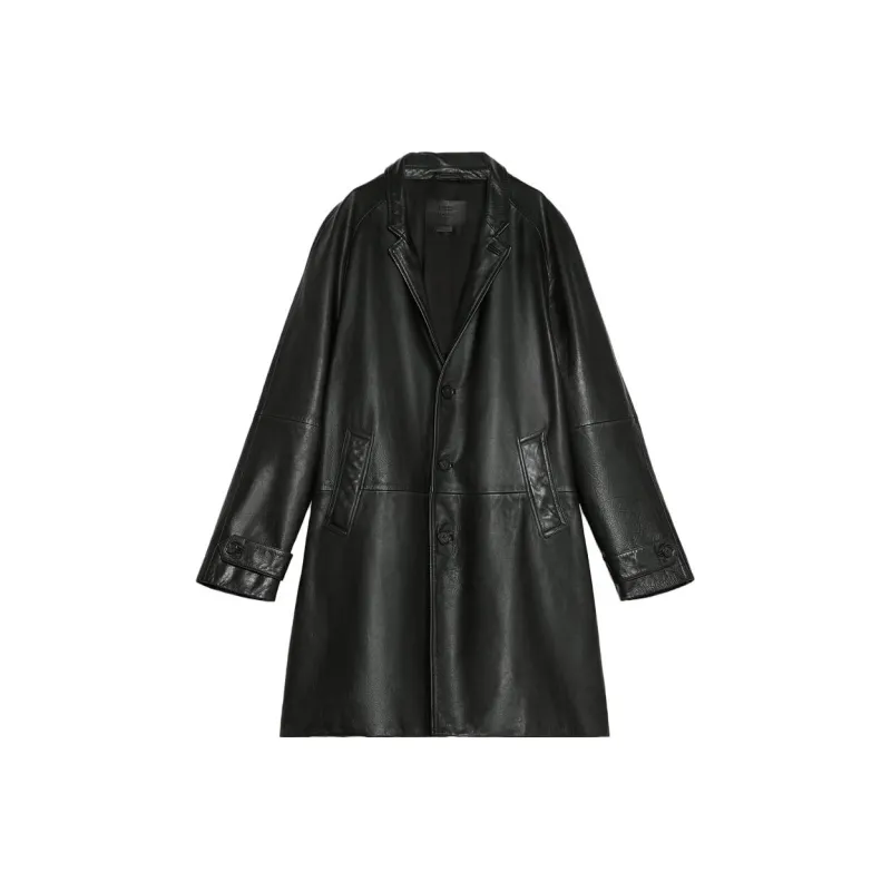 ZARA X STEVEN MEISEL Co-brand Leather Jackets Men Black-0