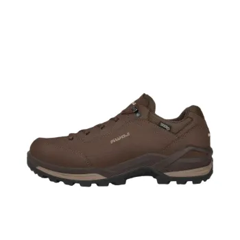Lowa Renegade Gt Cushioning Wear-Resistant Low-Top Outdoor Shoes Men's Brown Yellow