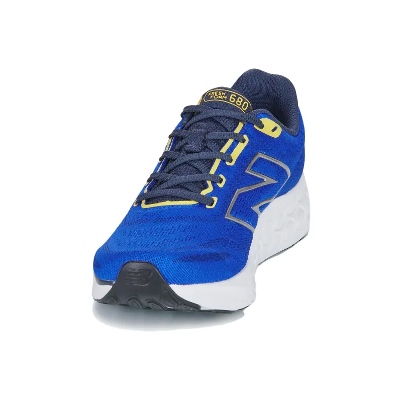 New Balance NB 680 Anti Slip Wear Resistant Low Top Running Shoes Men's Blue-3