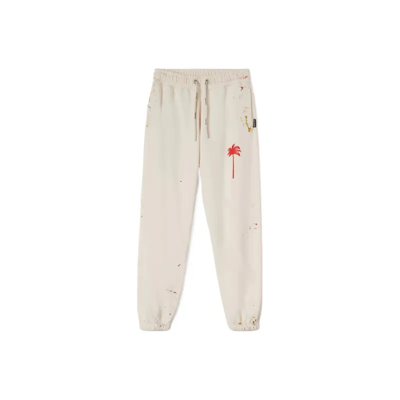 PALM ANGELS Painted Palm Tree Sweatpants-0