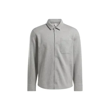 Reebok CLASSIC WDE FLC OVERSHIRT Jackets Coats Unisex Gray